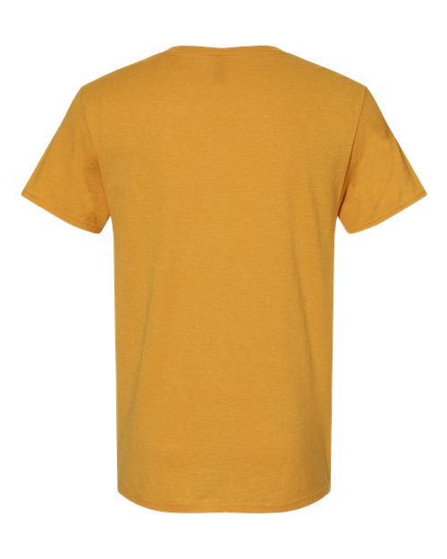 Premium Blend Ring-Spun T-Shirt - Mustard Heather Back