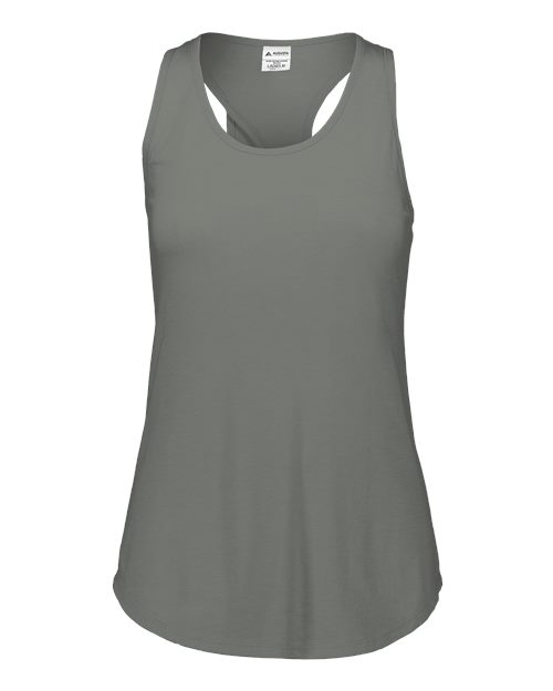 Girls' Lux Triblend Tank Top - Grey Heather Front