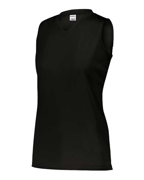 Augusta Sportswear Girls' Sleeveless Wicking Attain Jersey - Side