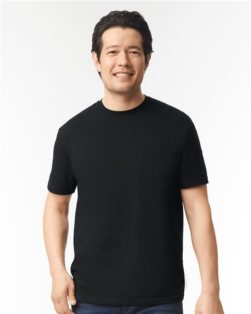Unisex Softstyle® CVC T-Shirt - Dark Heather Front