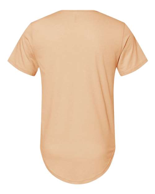 Men's Jersey Curved Hem Tee - Heather Sand Dune Back