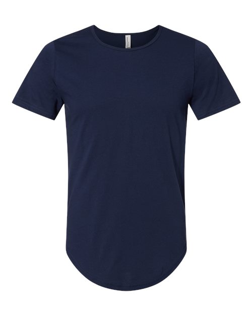 Men's Jersey Curved Hem Tee - Navy Front