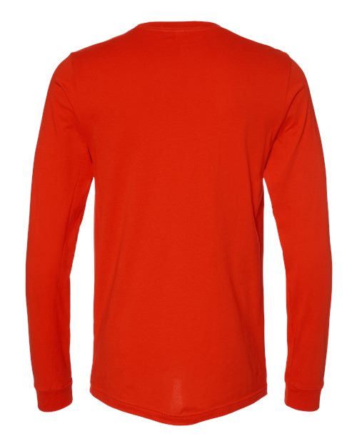 Unisex Jersey Long Sleeve Tee - Poppy Back