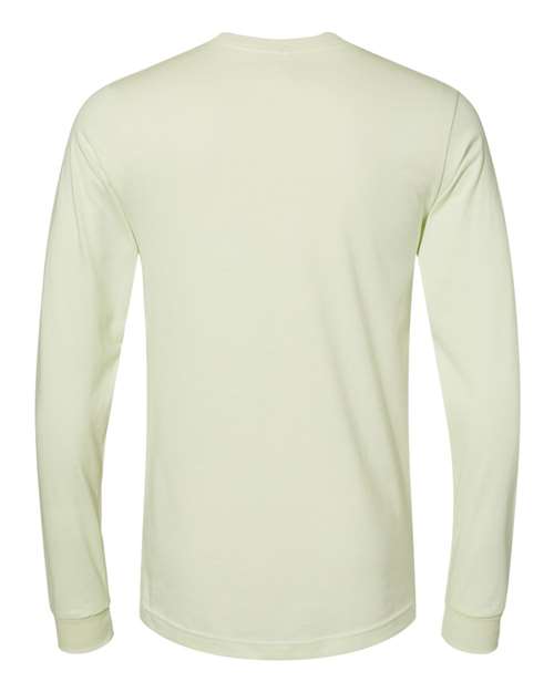 Unisex Jersey Long Sleeve Tee - Citron Back