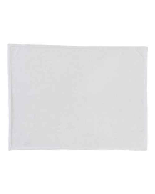 Sublimation Silk Touch Baby Blanket - White Front
