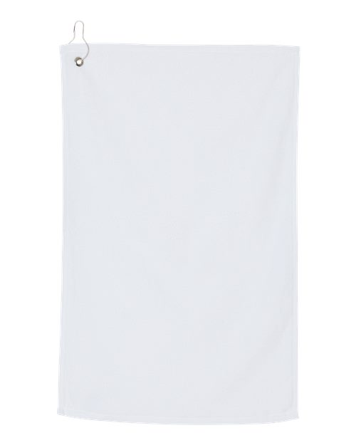 Golf Towel - White Front