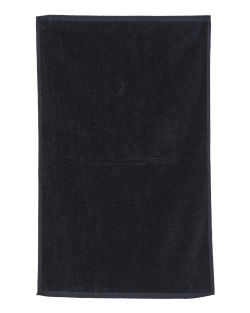Velour Towel - Black Front