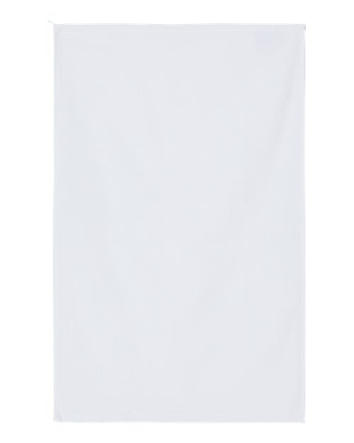Velour Towel - White Front