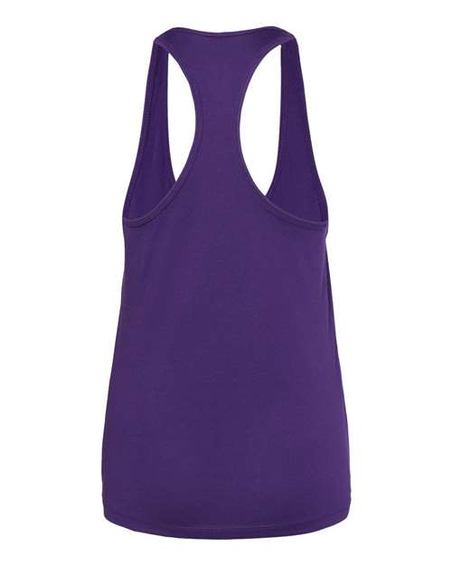 Women's Jersey Racerback Tank - Team Purple Back