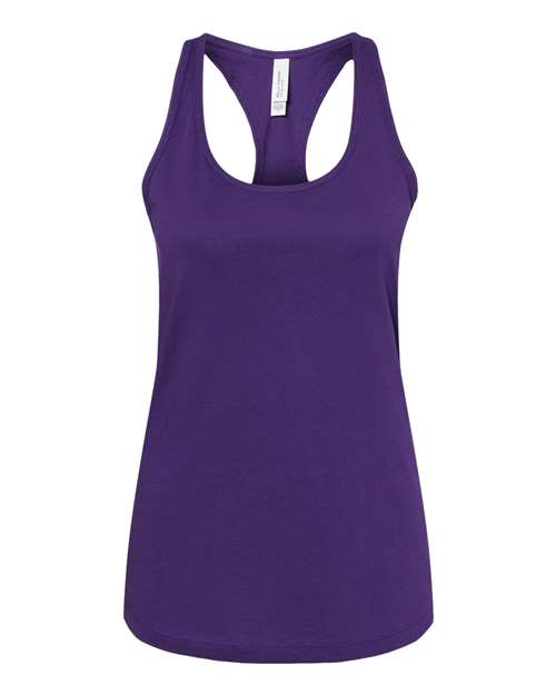 Women's Jersey Racerback Tank - Team Purple Front