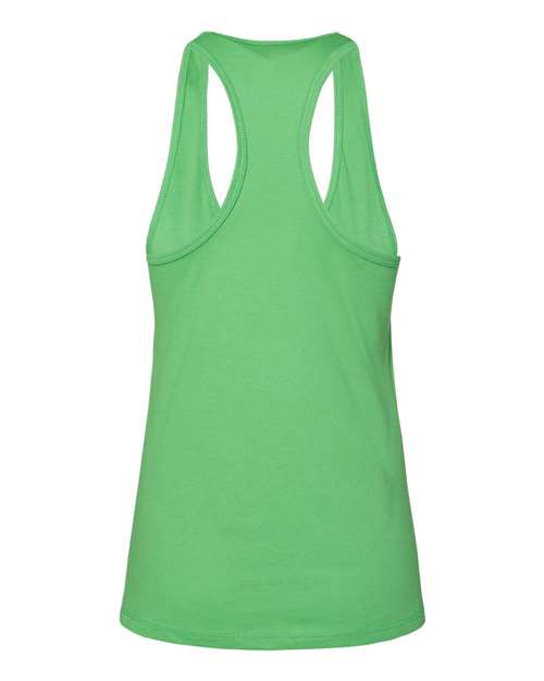 Women's Jersey Racerback Tank - Synthetic Green Back