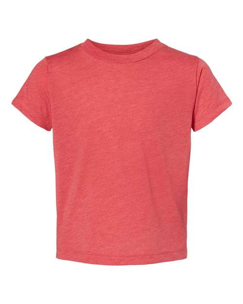 Toddler Triblend Tee - Red Triblend Front