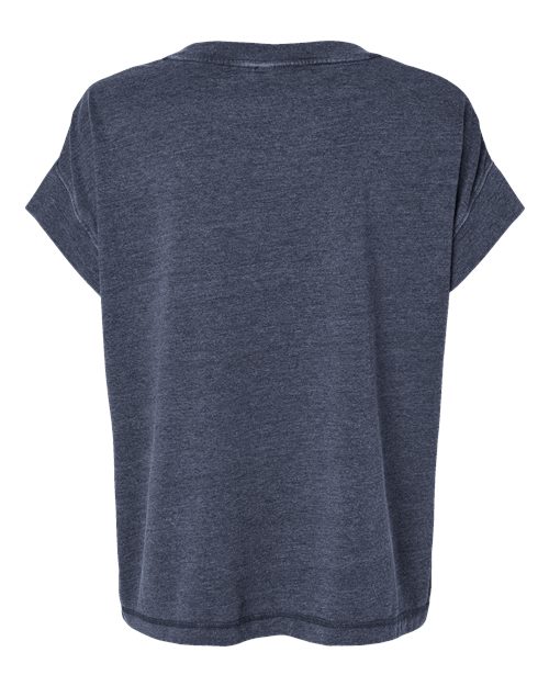 Women's Relaxed Vintage Wash Tee - Washed Navy Back