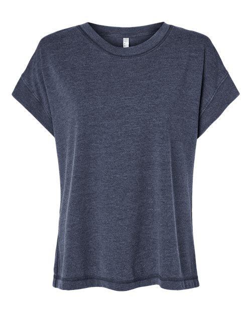 Women's Relaxed Vintage Wash Tee - Washed Navy Front