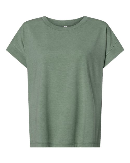 Women's Relaxed Vintage Wash Tee - Washed Basil Front