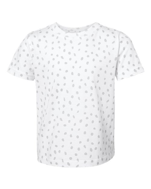 Toddler Fine Jersey Tee - White Spot Front