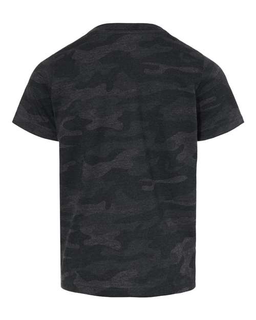 Toddler Fine Jersey Tee - Storm Camo Back