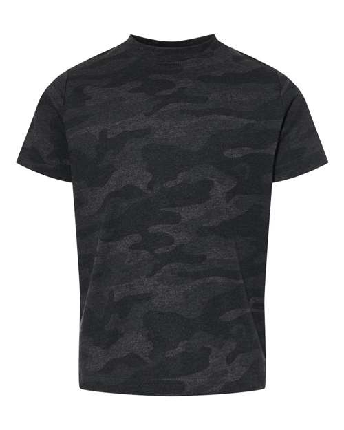 Toddler Fine Jersey Tee - Storm Camo Front