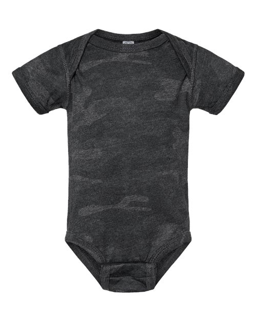 Infant Fine Jersey Bodysuit - Storm Camo Front