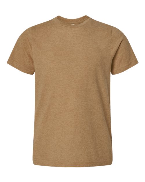 Youth Fine Jersey Tee - Vintage Coyote Brown Front