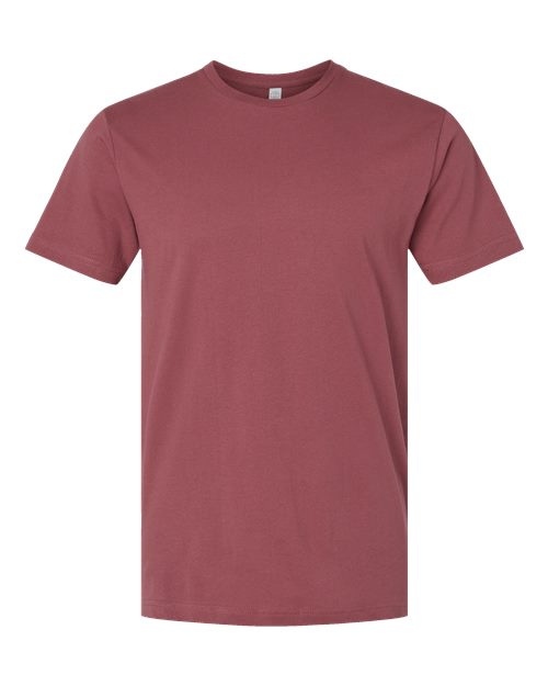 Unisex Fine Jersey Tee - Rouge Front