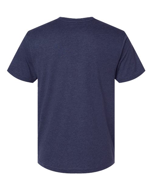 Unisex Fine Jersey Tee - Vintage True Navy Back