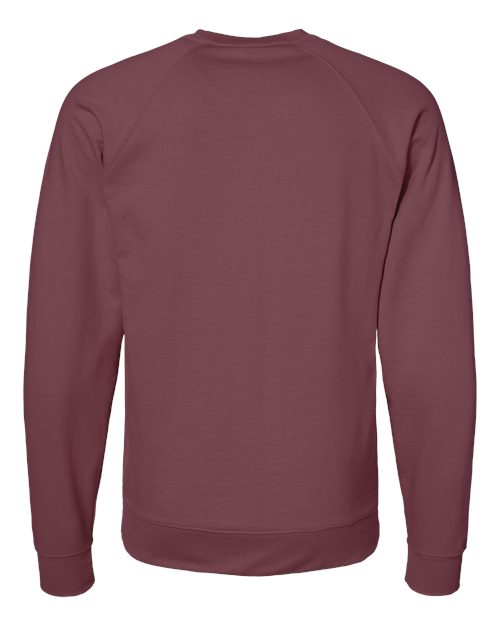Unisex Icon Lightweight Loopback Terry Crewneck Sweatshirt - Port Back