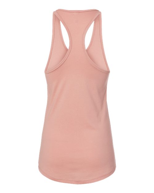 Women's Ideal Racerback Tank - Desert Pink Back
