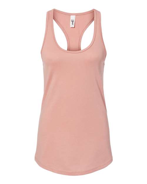 Women's Ideal Racerback Tank - Desert Pink Front