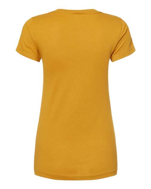 Women's Ideal V-Neck T-Shirt - Antique Gold Back