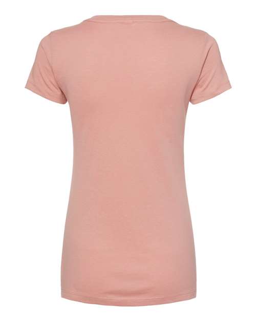 Women's Ideal V-Neck T-Shirt - Desert Pink Back