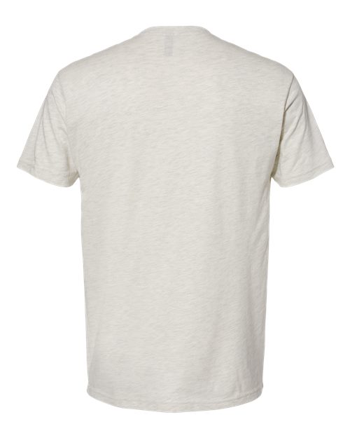 Cotton T-Shirt - Oatmeal Back