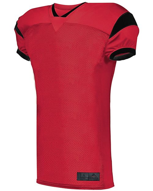 Men's Slant Football Jersey - Black/ White Front