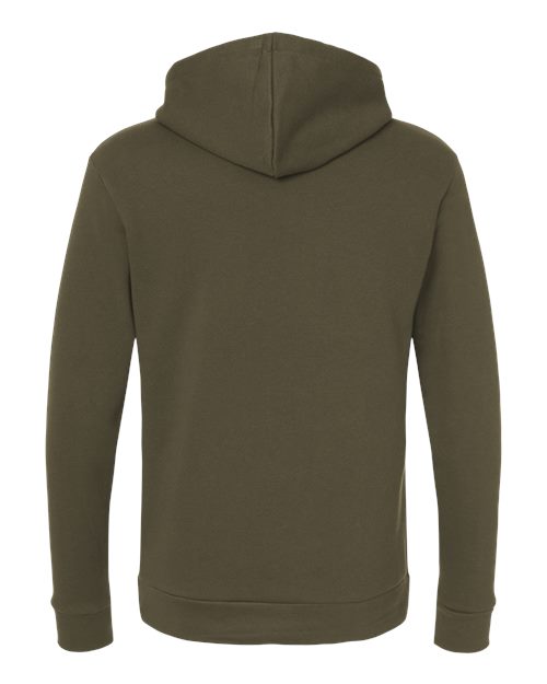Unisex Santa Barbara Hoodie Sweatshirt - Military Green Back