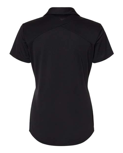 Women's Floating 3-Stripes Polo - Black/ White Back