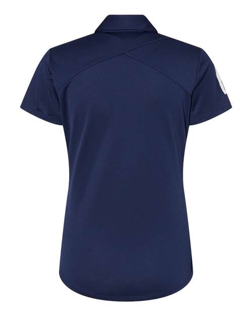 Women's Floating 3-Stripes Polo - Team Navy Blue/ White Back