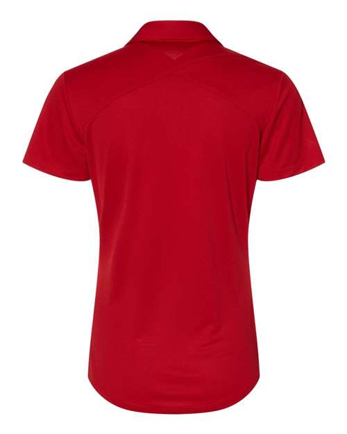 Women's Floating 3-Stripes Polo - Team Power Red/ White Back