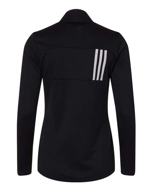 Women's 3-Stripes Double Knit Full-Zip Jacket - Black/ Grey Two Back