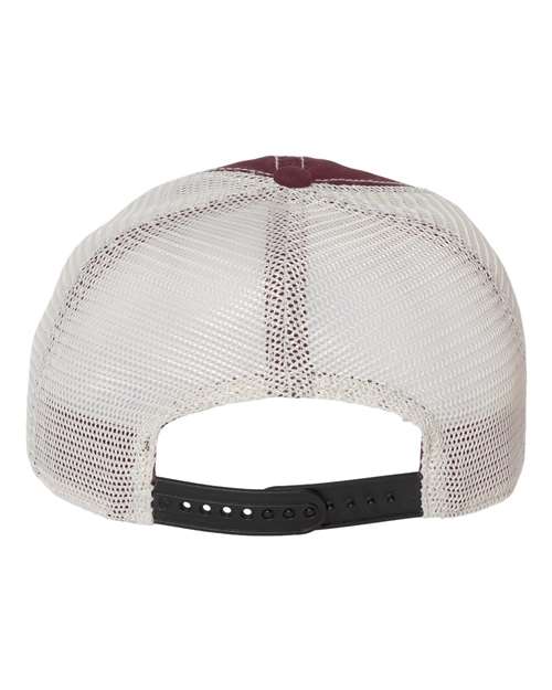 Trawler Cap - Dark Maroon/ Stone Back