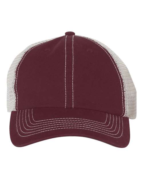 Trawler Cap - Dark Maroon/ Stone Front