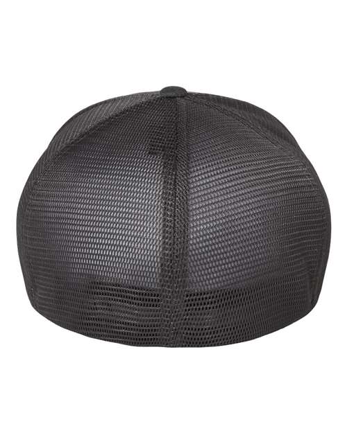 Unipanel™ Trucker Cap - Melange Dark Grey Back
