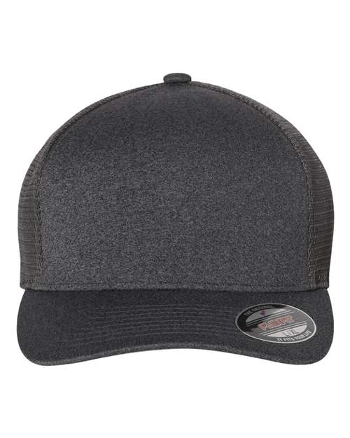 Unipanel™ Trucker Cap - Melange Dark Grey Front