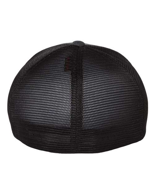 Unipanel™ Trucker Cap - Melange Dark Grey/ Black Back