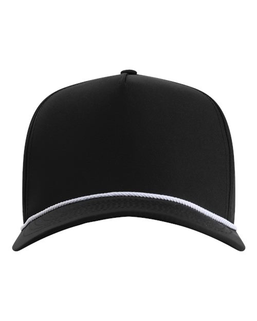 The Wrightson Cap - Black/ White Front