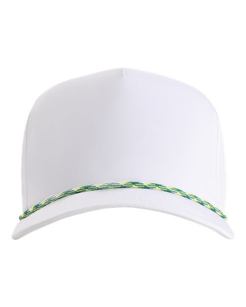 The Wrightson Cap - White/ Green-Yellow Front