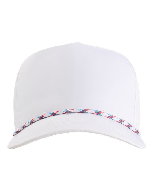 The Wrightson Cap - White/ Light Blue-Red Front