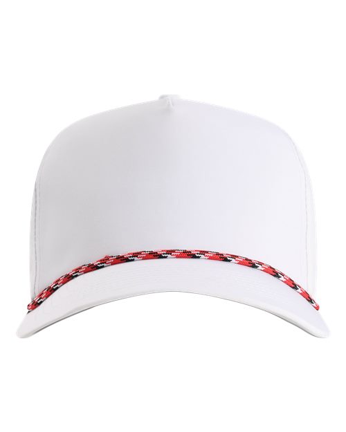 The Wrightson Cap - White/ Red-Black Front