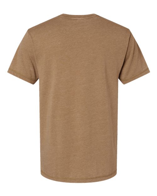 Unisex Vintage Wash Tee - Washed Coyote Brown Back