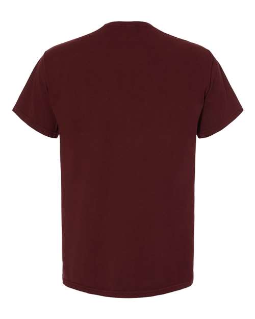 Men's Garment-Dyed T-Shirt - Maroon Back