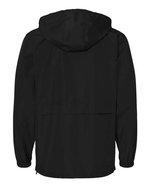 Unisex Full-Zip Anorak Jacket - Black Back